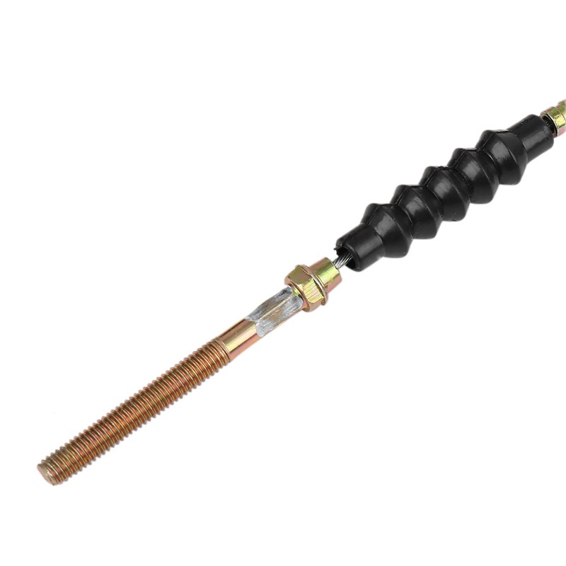 sourcing map Black Motorcycle Motorbike Front Brake Cable Wire Replacement