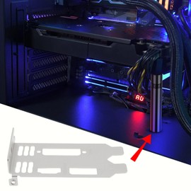 Create idea Low Profile Bracket Compatible with MSI GTX1050 LP Compatible with GTX1050Ti LP Graphics Video Card