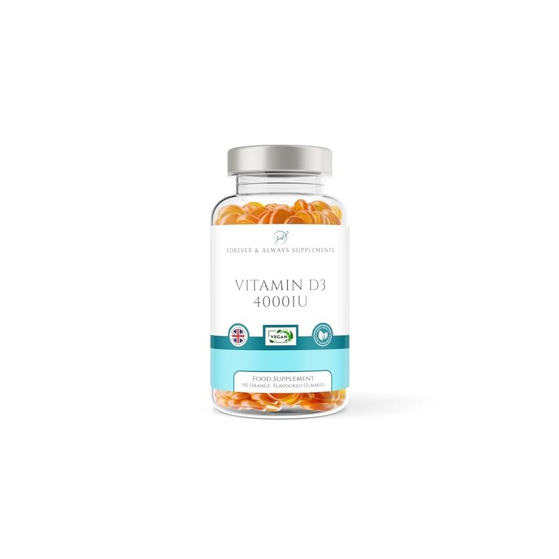 Vitamin D3 4000iu - High Strength 100μg - 5 Months