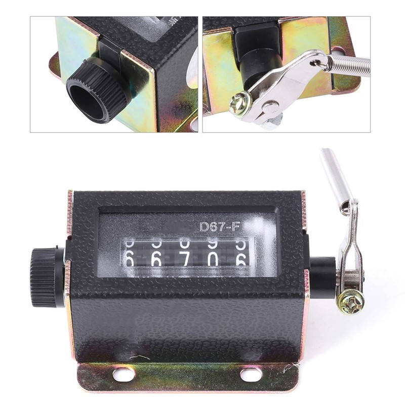 Digital Counter, 5 Digit 0-99999 Pull Count Counter Clicker Tally