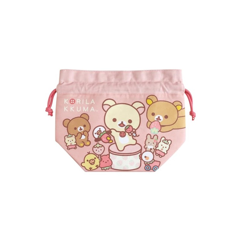 San-x Rilakkuma CA53601 Lunch Drawstring with Aluminum Sheet