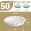 Sweejar Ceramic 11.5 Inches Pie Pan for Baking, Deep and