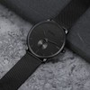 BUREI Men's Watch, Black, Simple, Stylish, Popular, Stylish, Brand, Waterproof,