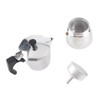 Stovetop Coffee Maker Coffee Boiler Pot Aluminum Octagonal Shape for