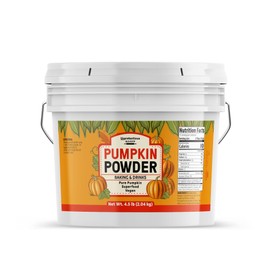 Unpretentious Pumpkin Powder, 1 Gallon, Baking & Food Additive, Superfood, Pure Pumpkin (4.5 Pound)