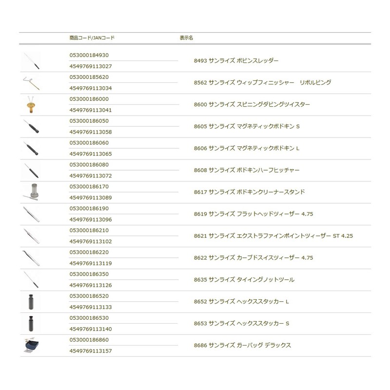 TIEMCO 8605 Sunrise Magnetic Bodkin S