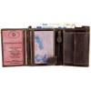 Bag Street Men'S Leather Wallet Portrait (Brown)