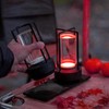 Cordless Table Lamp Crystal Lampshade 16 Color Temperatures Remote Control