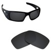 Alphax Stealth Black Polarized Replacement Lenses for Oakley Crankcase OO9165