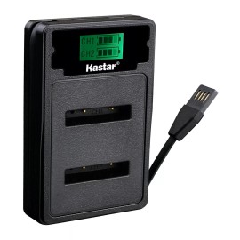 Kastar LZD2 Charger & 2 battery for Nikon S3400 S3500 S3600 S3700 S4100 S4150 S4200
