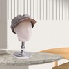 Wig Head Model Hat Stand Holder with Base Fashion Manikin