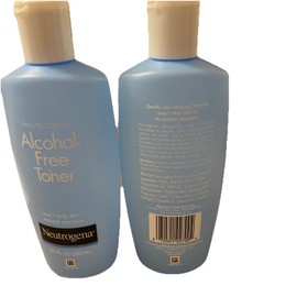 Neutrogena 2 Pack Neutrogena Alcohol Free Facial Toner 8.5 oz Blue Bottle ORIGINAL Formula