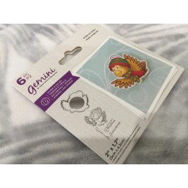 Crafter's Companion Gemini Christmas Wobbler die and stamp set Wobbling ROBIN NEW 766255