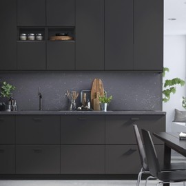 DWIL Cabinet Paint All Match - 32 OZ Black | Waterproof, No Sanding, Low Odor | Kitchen and Bathroom Cabinet Makeover Kit