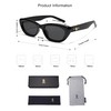 SOJOS Trendy Polarized Narrow Cat Eye Sunglasses for Women Retro
