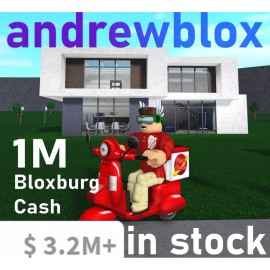 Roblox 1M Bloxburg Cash|Value |100% SAFE