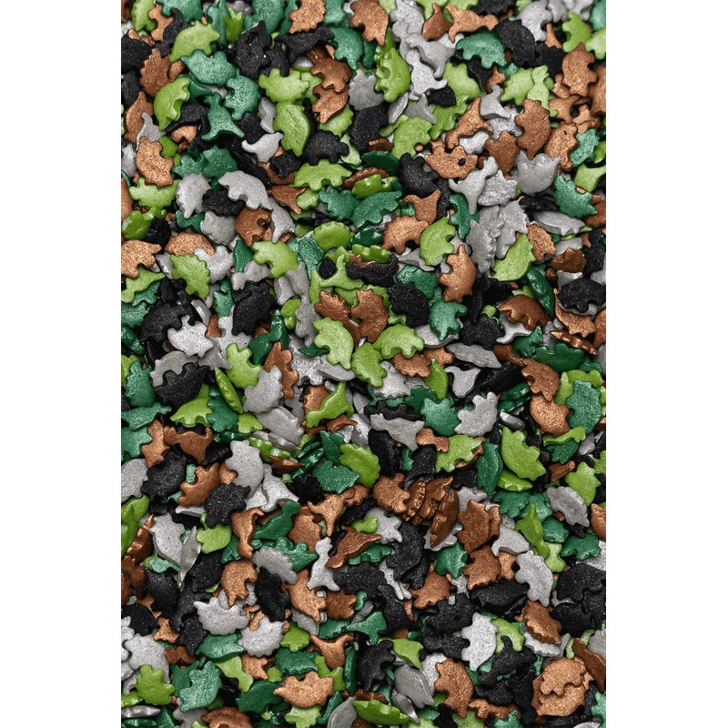 SPRINKLY - Sprinkle Shapes - Dinosaurs (Camouflage Colours) - 25g