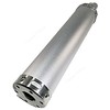 2 Stroke 2st Chamber Muffler Silencer Silver Black Blue Red