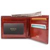Bosca Men's Old Leather Bifold Wallet with ID Window and
