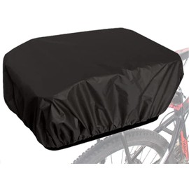 JSAHAH 35L Bicycle Rear Rack Rain Cover Bike Trunk Rain Cover Black