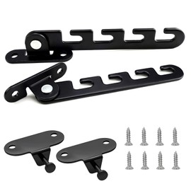 Window Lock Set, 2 Pieces Window Stopper, Window Regulator, Black Window Latch, Surge Protection, Window Latch, Tilting Window Protection for Sliding Windows, Normal Windows