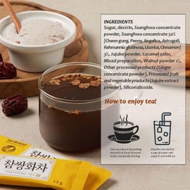 LENITH Ssnaghwa Tea Korean Traditional Herbal Teabags 13g x 30 Sticks/쌍화차