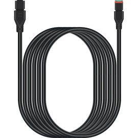 16AWG DT 2pin Male Female Wiring Harness Extension Kit,10ft Waterproof Extended Plug and Play 2-pin Socket Connector Wire Cord for Automotive Offroad LED Light Bar Driving Fog Boat Trucks Work Lights