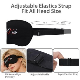 Stray Sleep Mask Light Blocking Sleep Mask Comfortable Adjustable Eye Cover for Restful Sleep