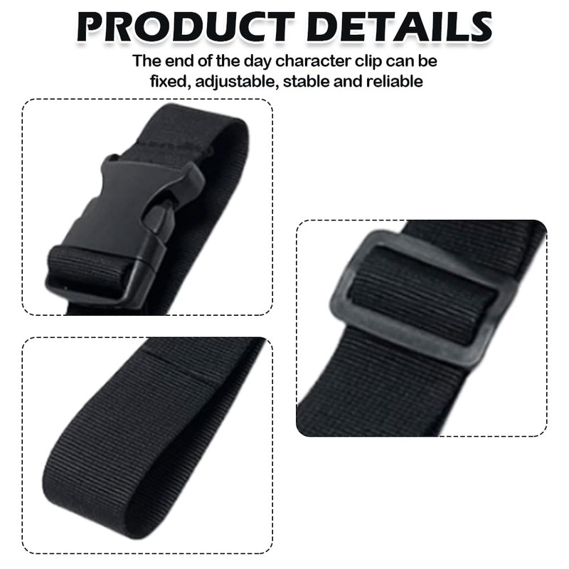 PMTFUMY 4 PCS Adjustable Backpack Chest Strap,Chest Belt for Backpack