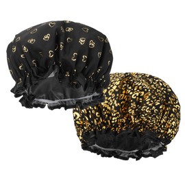 Shower Cap Shower Caps for Women Reusable Shower Caps Hair Can Shower Bonnet De Douche Hair Cap Bonnet De Douche Femme Large Shower Cap for Long Hair Waterproof Shower Cap Men Shower Cap Large