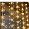 Fairy Christmas Lights LED Star String Lights with Remote for