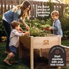 Maple99 Raised Garden Bed with Legs 48x24x30 - Natural Cedar