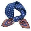 Prettystern Unisex Hand-Rolled Silk Neckerchief Silk Neckerchief Bandana Headscarf Small