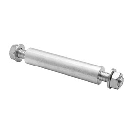 Wagner axle material for wheel 320 - diameter 20 x 100 mm, for wheels with axle hole 20 mm, screw M12 x 150 mm, with nut and washers, galvanised steel - 13044300