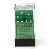 DND Dice Set-Chessex D&D Dice-16mm Opaque Green and White Plastic