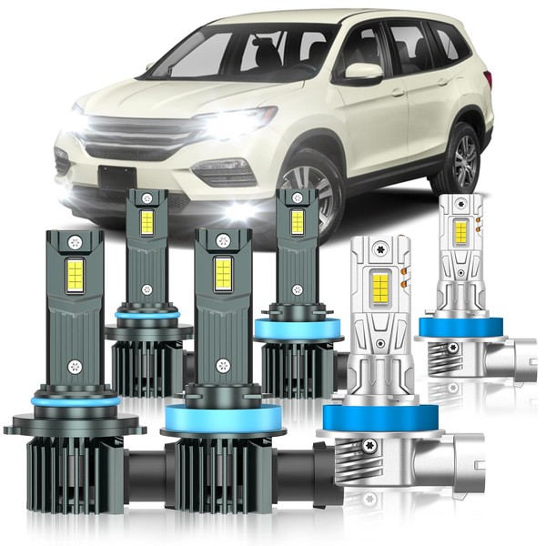 ZSTOPCL Fit for Honda Pilot 2006-2018 Light Bulbs, High/Low Beam