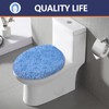 Baahrnom Microfiber Elongated Toilet Seat Cover 19.5"x 15" Machine Washable