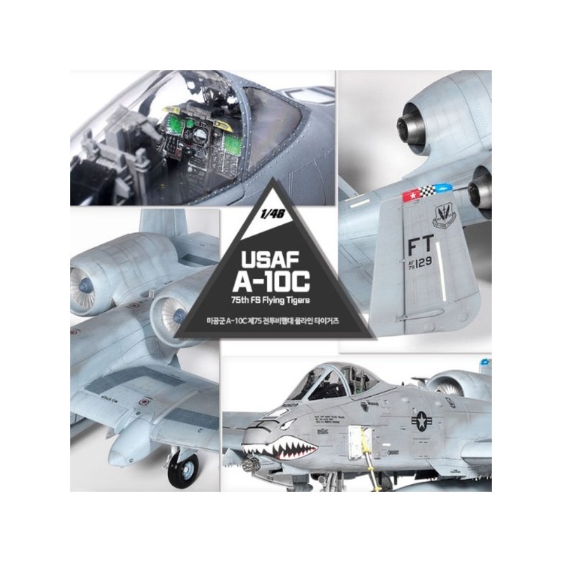 Plastic Model 1/48 A-10C US Air Force Flying Tigers /