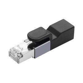 CERRXIAN USB-C auf Ethernet Adapter, 1Gbps RJ45 Stecker auf USB-C Buchse Netzwerk Tragbarer Konverter, Typ C auf RJ45 Netzwerk Internet LAN Adapter für Reisen/Büro, Kompatibel mit täglichen Ladekabeln
