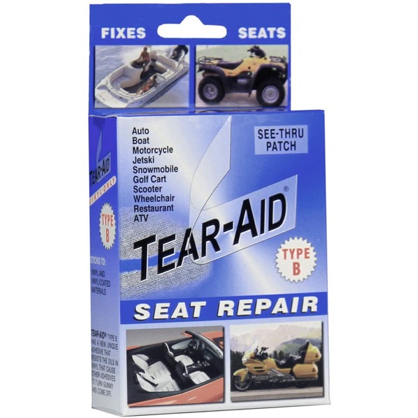 TEAR-AID Vinyl Seat Repair Kit, Blue Box Type B