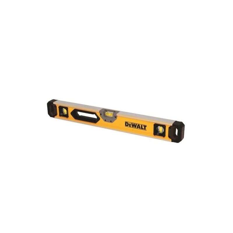DEWALT DWHT4302524 inch Magnetic Box Beam Level, yellow/black, full size