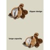 AWXZOM red panda bag Red Panda Plush Backpack cute Animal