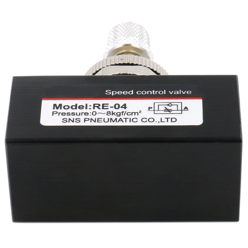 heschen Pneumatic Flow Speed Control Valve re-04 1/2 PT Port