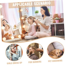 Gatuida 1Pc Shaped Wooden Hair Straightening Bristle Comb Durable Detangler Brush for Thick Thin Hair for Home Salon Use Professional Styling Tool