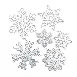 Christmas Snowflake Metal Die Cuts for Card Making Metal Cutting Dies for Scrapbooking Paper Crafting DIY Embossing (Style A)