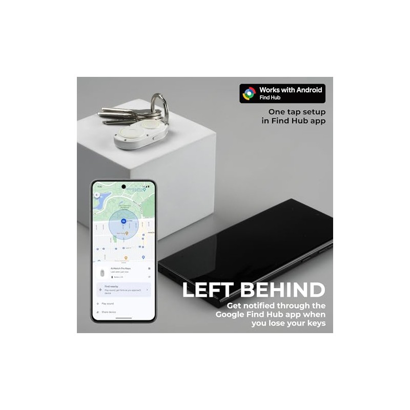 Rolling Square AirNotch Pro – Android Find Hub Only –