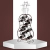 Kings Brand Furniture - Cello-Shaped Wine Rack Home Bar, Metal