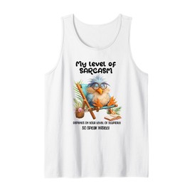 Funny Grumpy Bird Witty Quote Sarcastic Gift for Men Women Tank Top
