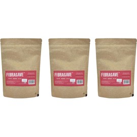 Inulina de Agave Orgánica en Polvo – Fibra Prebiótica 3×255 g