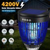 All in 1 Solar Bug Zapper Outdoor, Flame & Projection